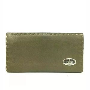 Fendi KHAKI long Wallet